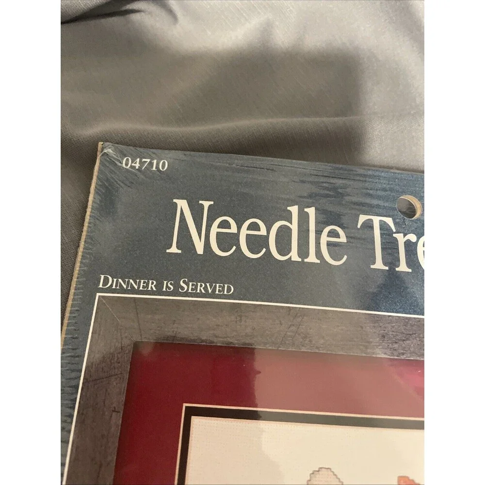 Needle treasures Dinner Is Served Cats Counted Cross Stitch 12x9